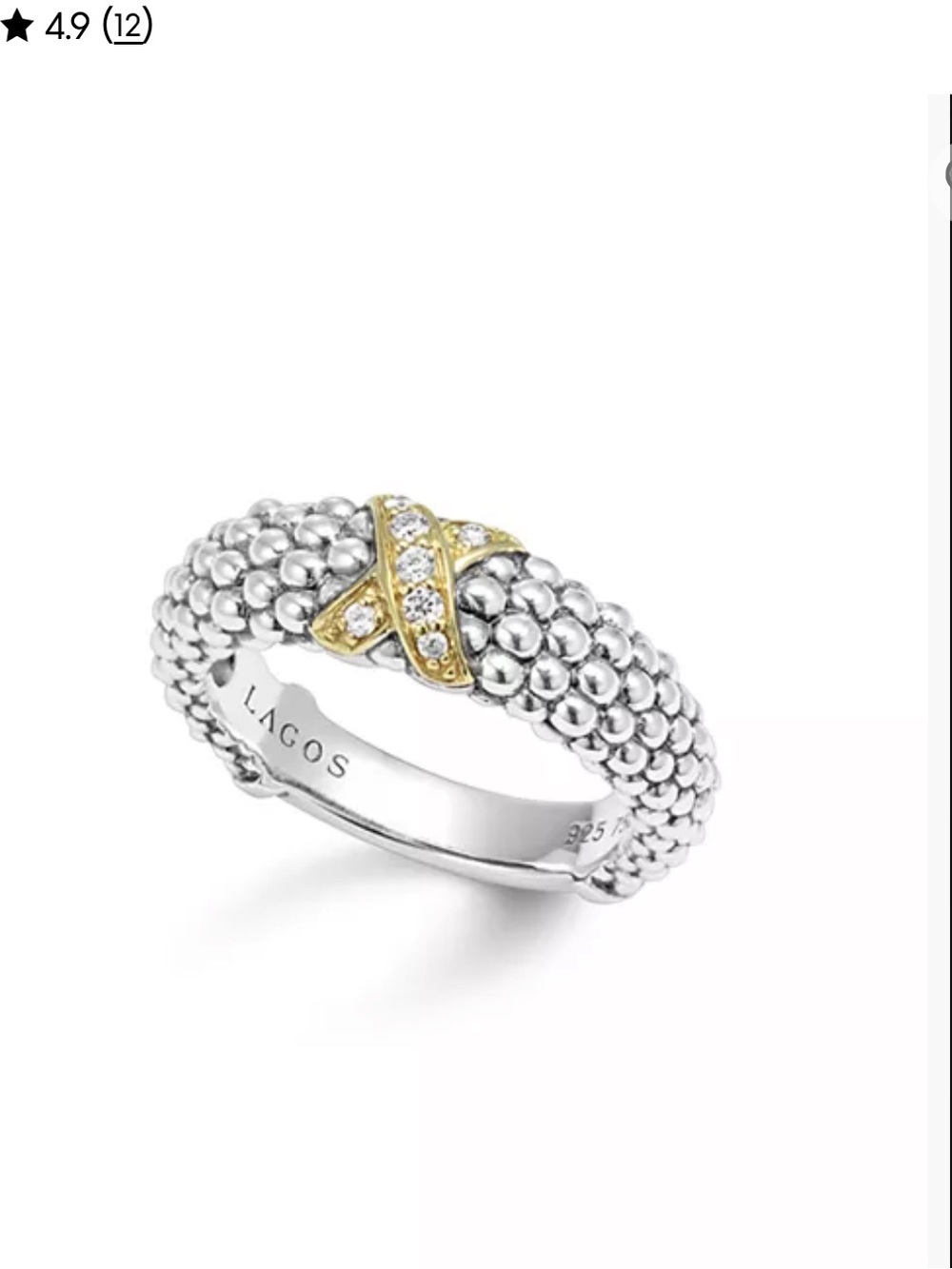 LAGOS Embrace Ring - size 7